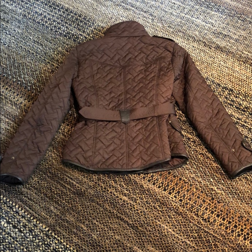 2X 🥰HP🎉Cole Haan Leather Trimmed Jacket - Picture 2 of 15